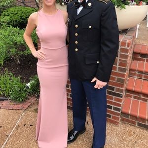 Pink long dress • worn for Military formal